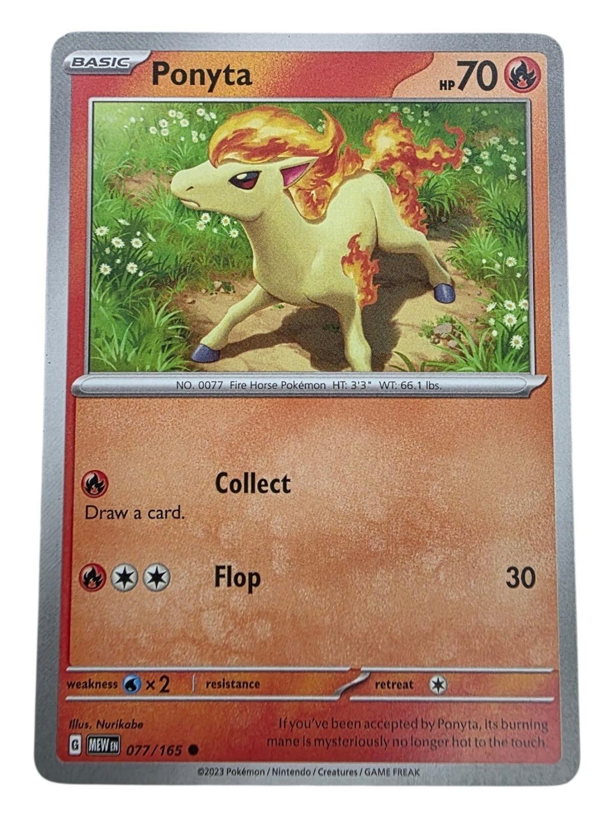 Ponyta Common SV: Scarlet & Violet 151 077/165 NM