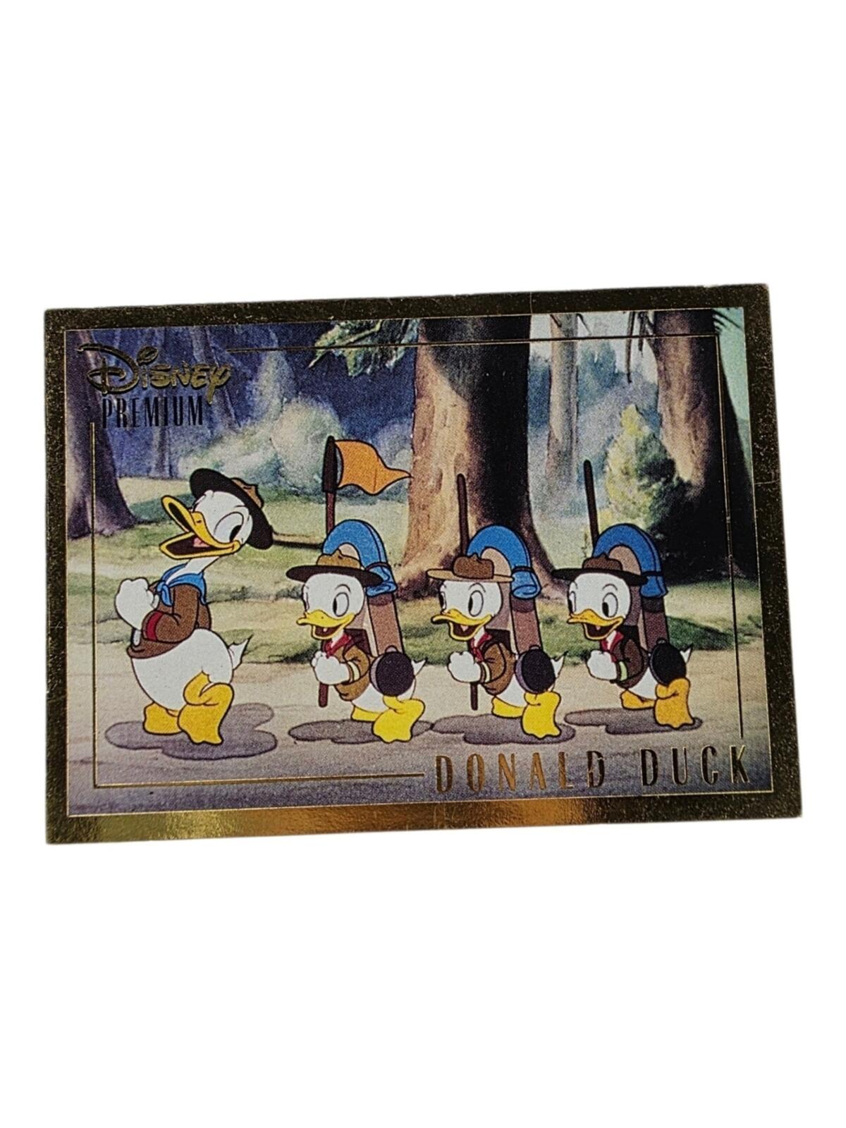 1995 Disney Donald Duck Trading Card - Yellow, Blue, White, Black