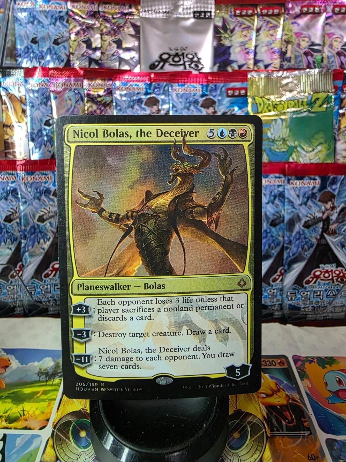 Nicol Bolas, the Deceiver Foil M Hour of Devastation 205 LP