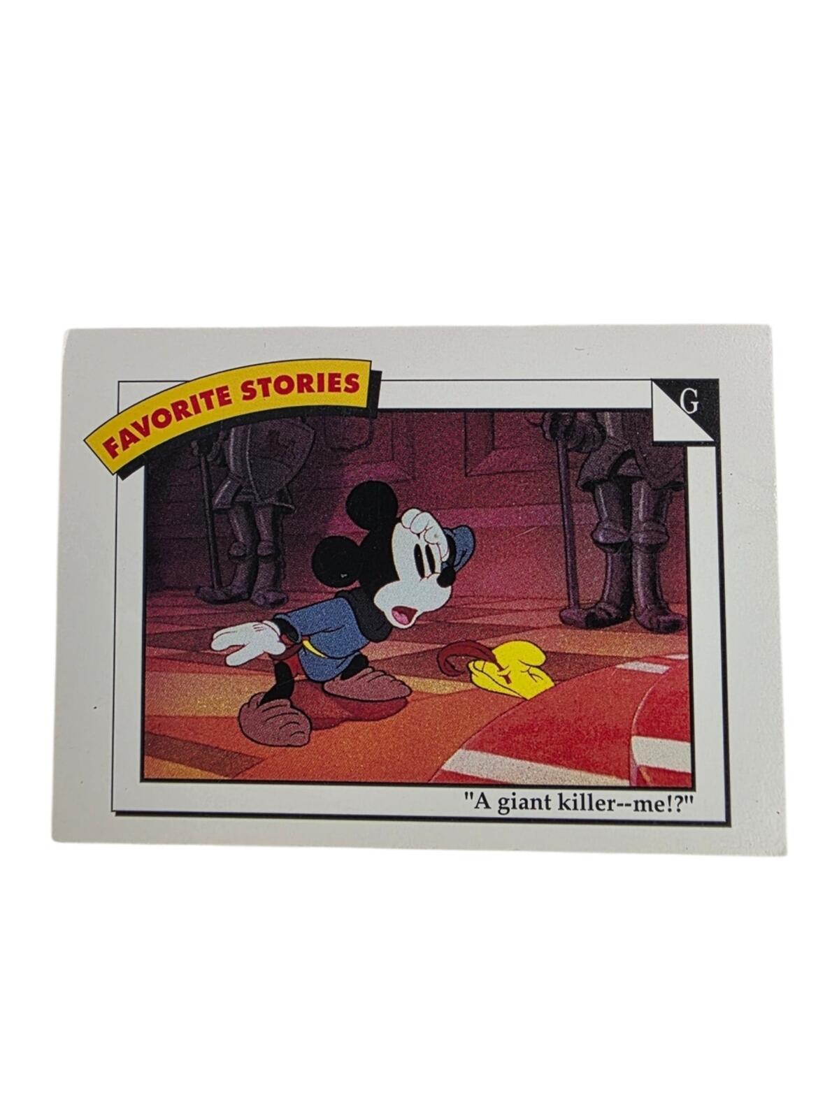 Vintage 1991 Disney Trading Card with Mickey Mouse