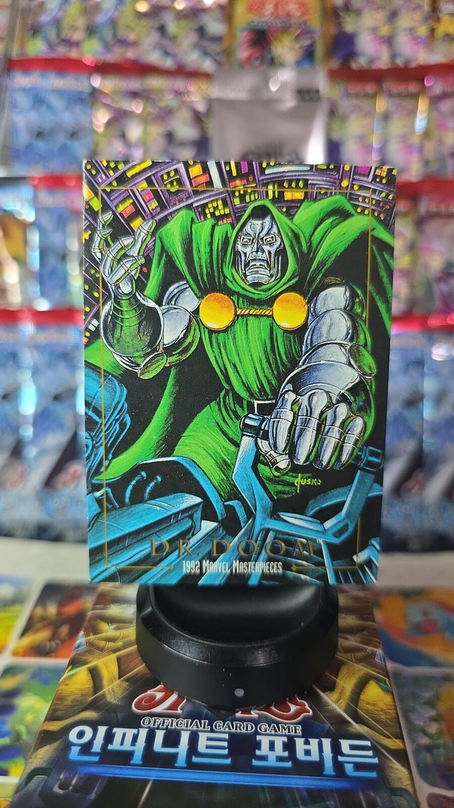 1992 Marvel Masterpieces Dr. Doom Trading Card #26