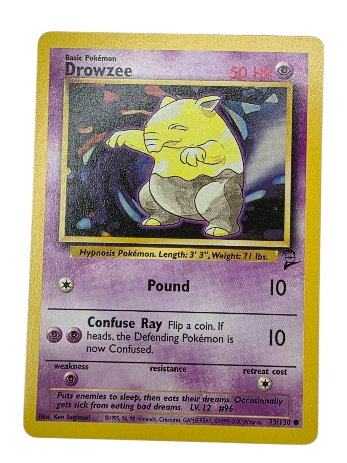 Drowzee Unlimited Common Base Set (Shadowless) 049/102 LP