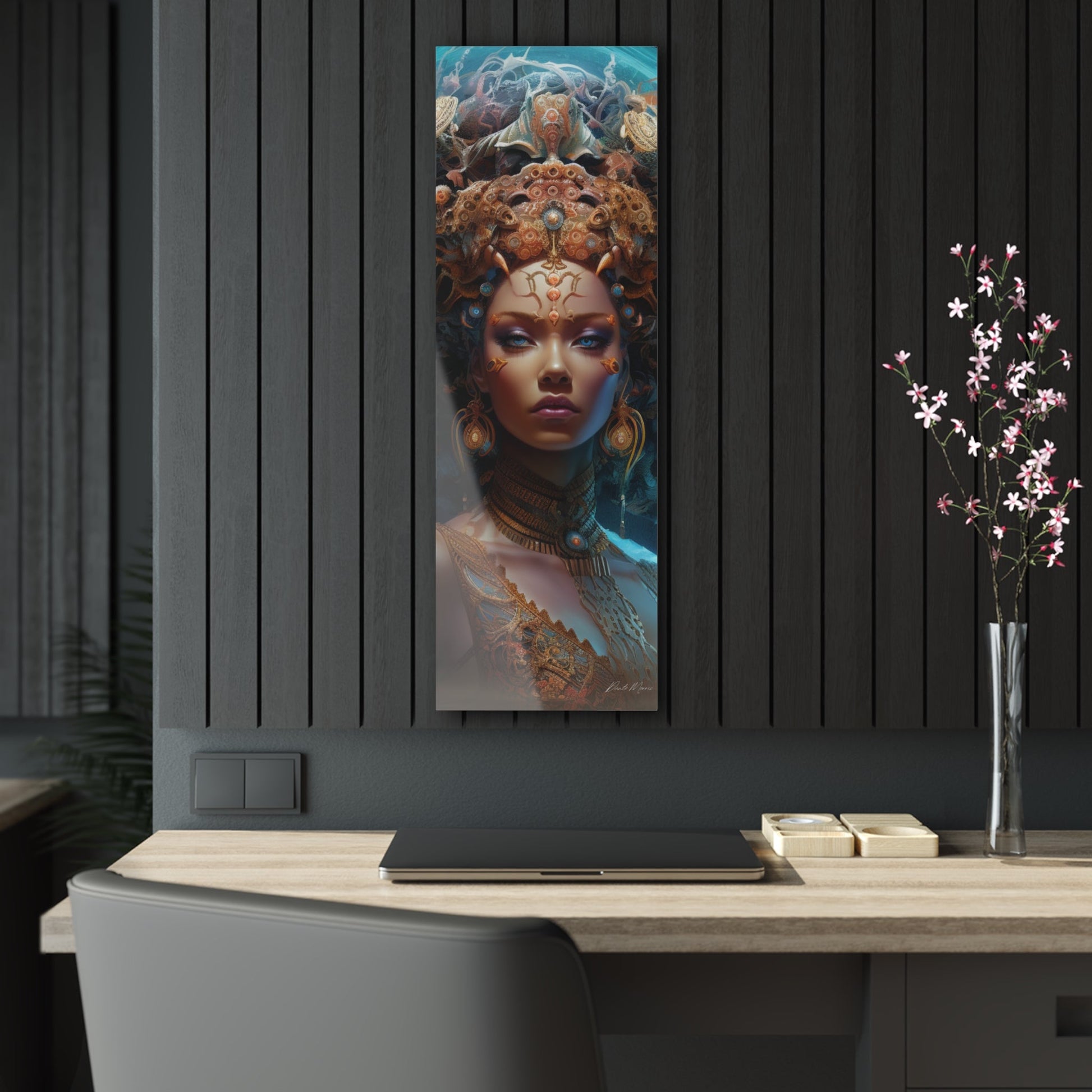 Cephalosian Queen Acrylic Wall Piece - The Elevated Existence