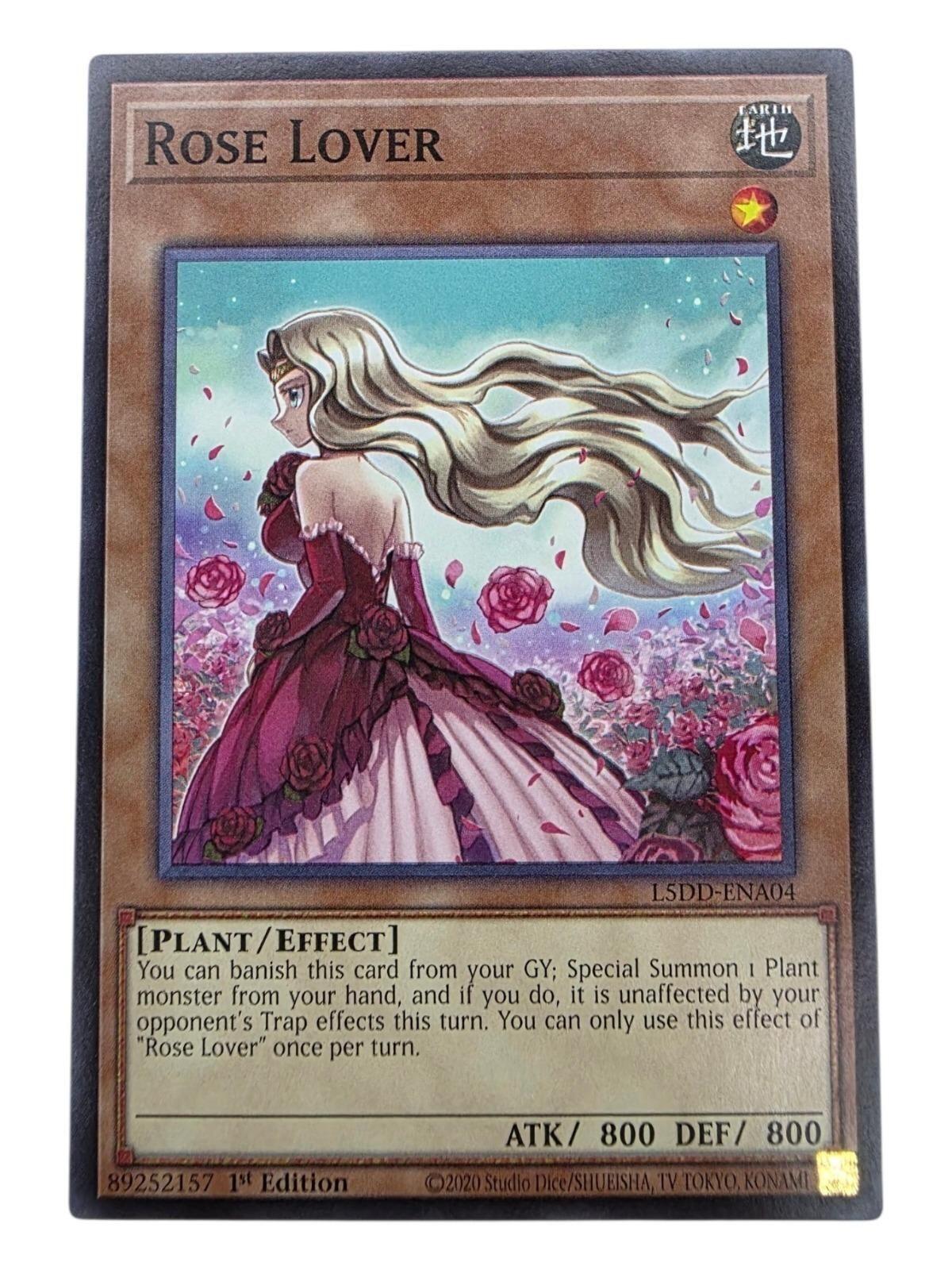 Rose Lover 1st Edition Common Structure Deck: Beware of Traptrix SDBT-EN015 LP