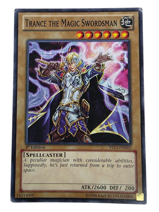 Trance the Magic Swordsman 1st Edition Common Yu-Gi-Oh! card.