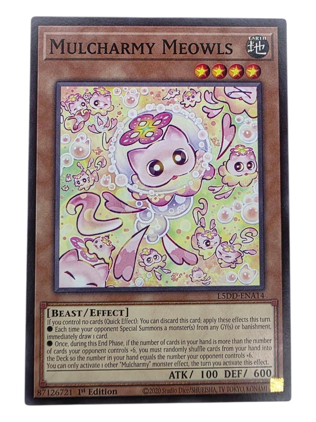 Mulcharmy Meowls 1st Edition Common Legendary Modern Decks 2026 L26D-ENX13 LP