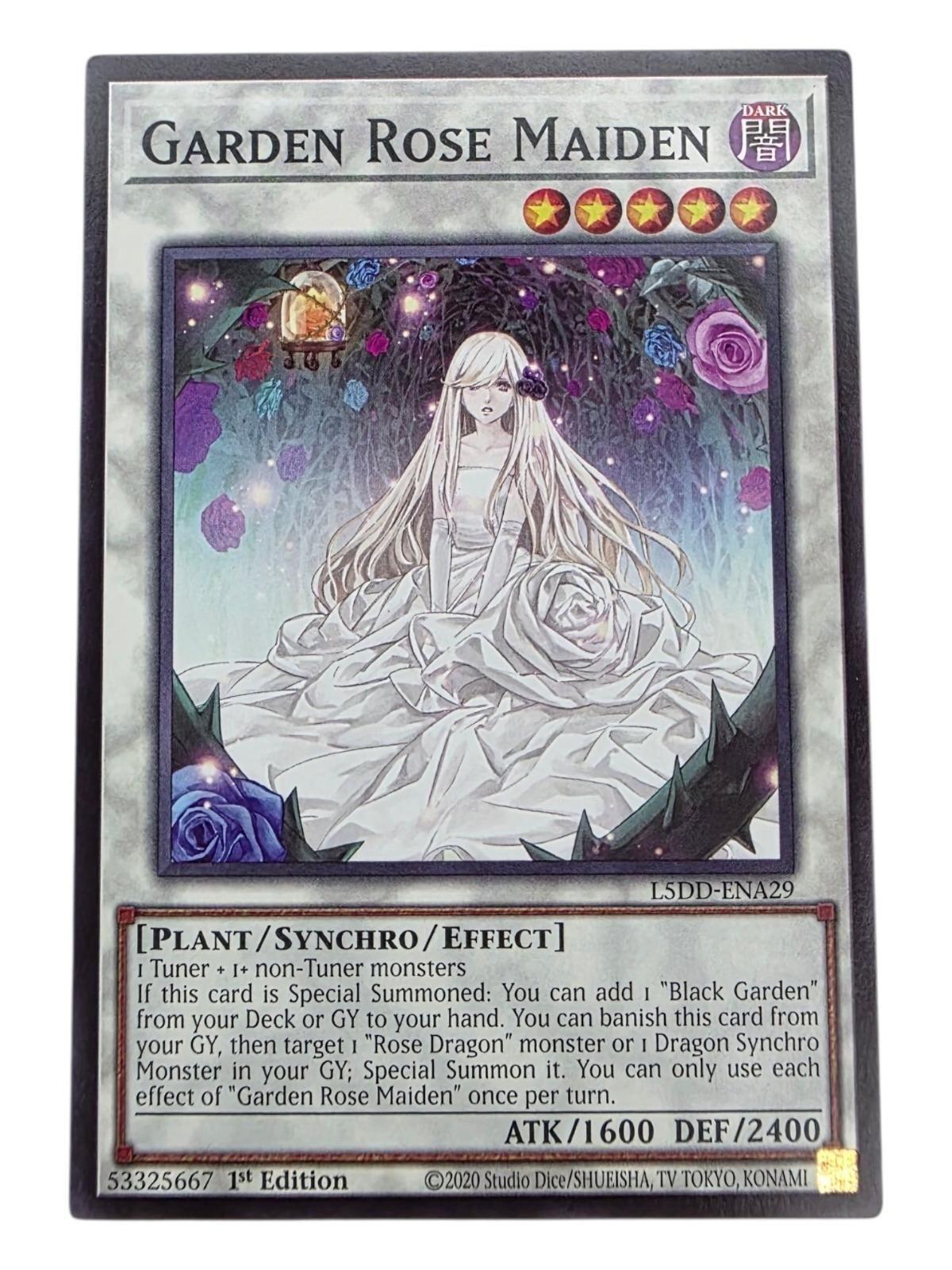 Garden Rose Maiden 1st Edition Common Legendary 5D's Decks L5DD-ENA29 LP