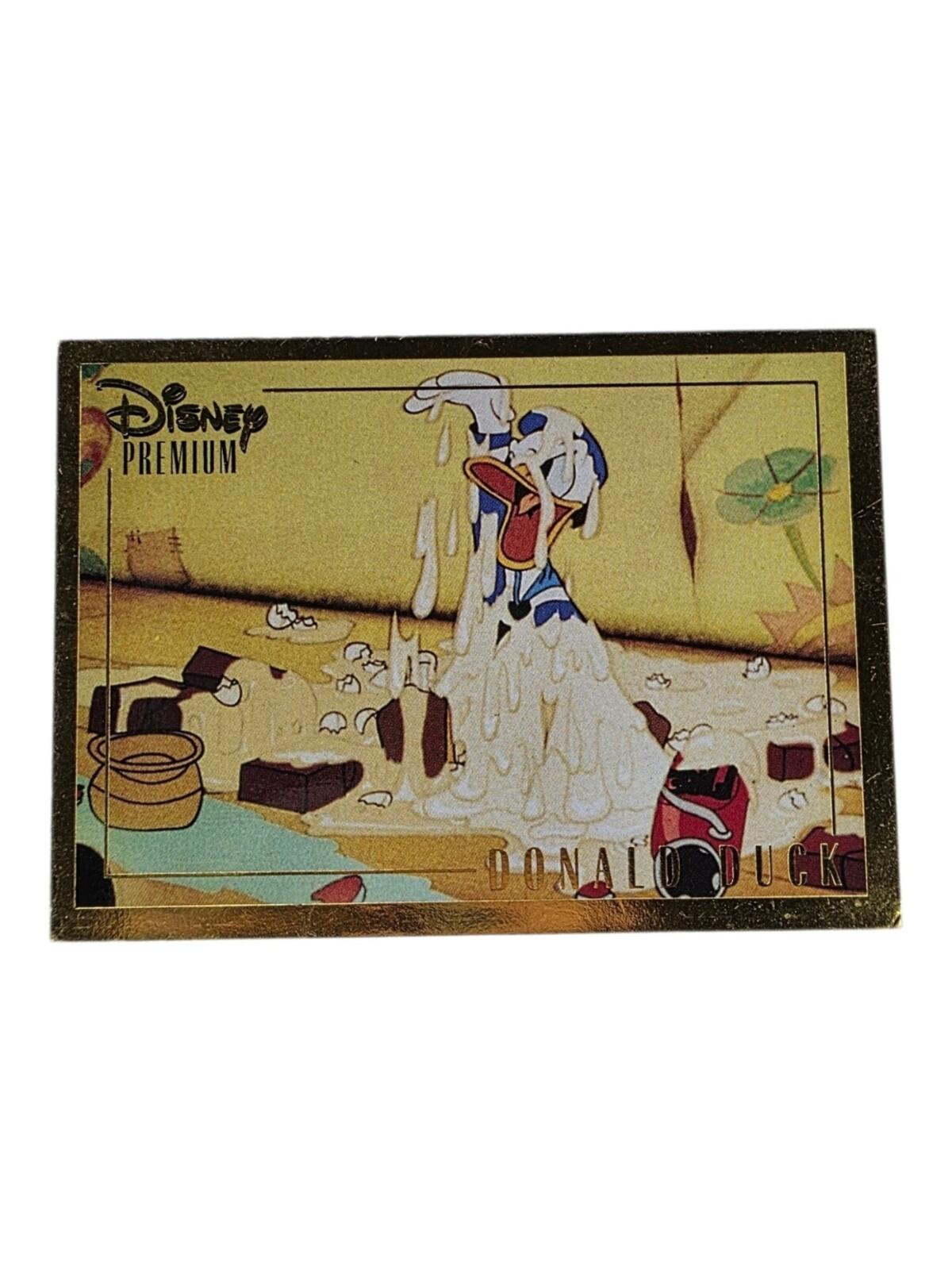 Disney Premium Donald Duck Trading Card - Yellow, Blue, Red, Brown