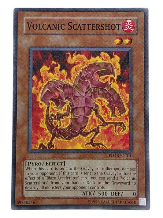 Volcanic Scattershot Yu-Gi-Oh! card from Force of the Breaker.