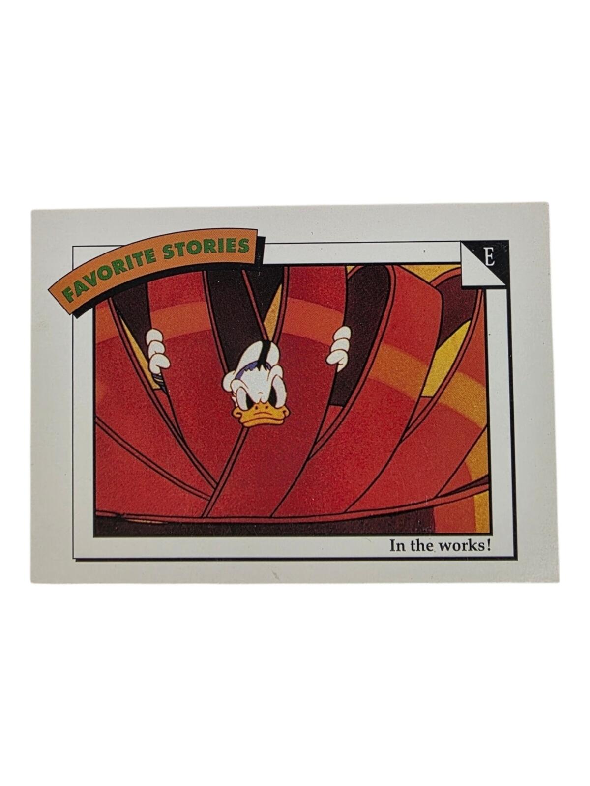 1991 Disney Donald Duck Trading Card - Red, White, Yellow