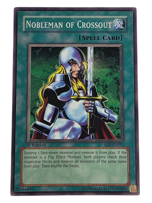 Nobleman of Crossout 1st Edition Common Yu-Gi-Oh! spell card.