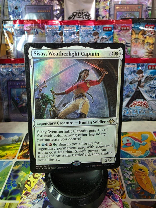 Sisay, Weatherlight Captain foil Magic card from Modern Horizons.