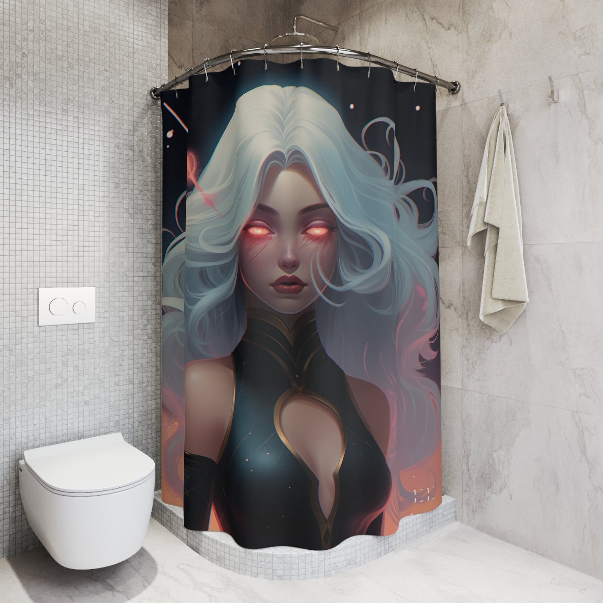 Eternal Gaze Shower Curtain - The Elevated Existence