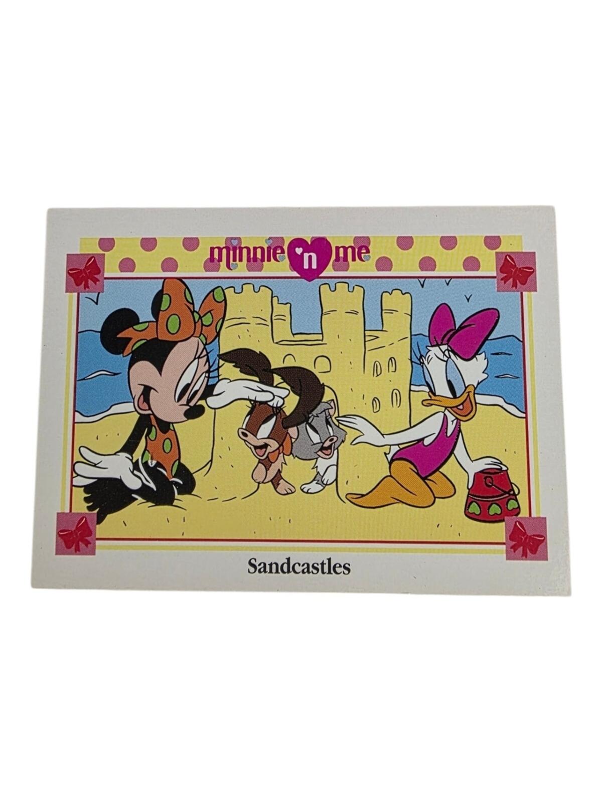 1991 Disney Minnie 'n Me Vintage Trading Card - Pink, Yellow, Blue