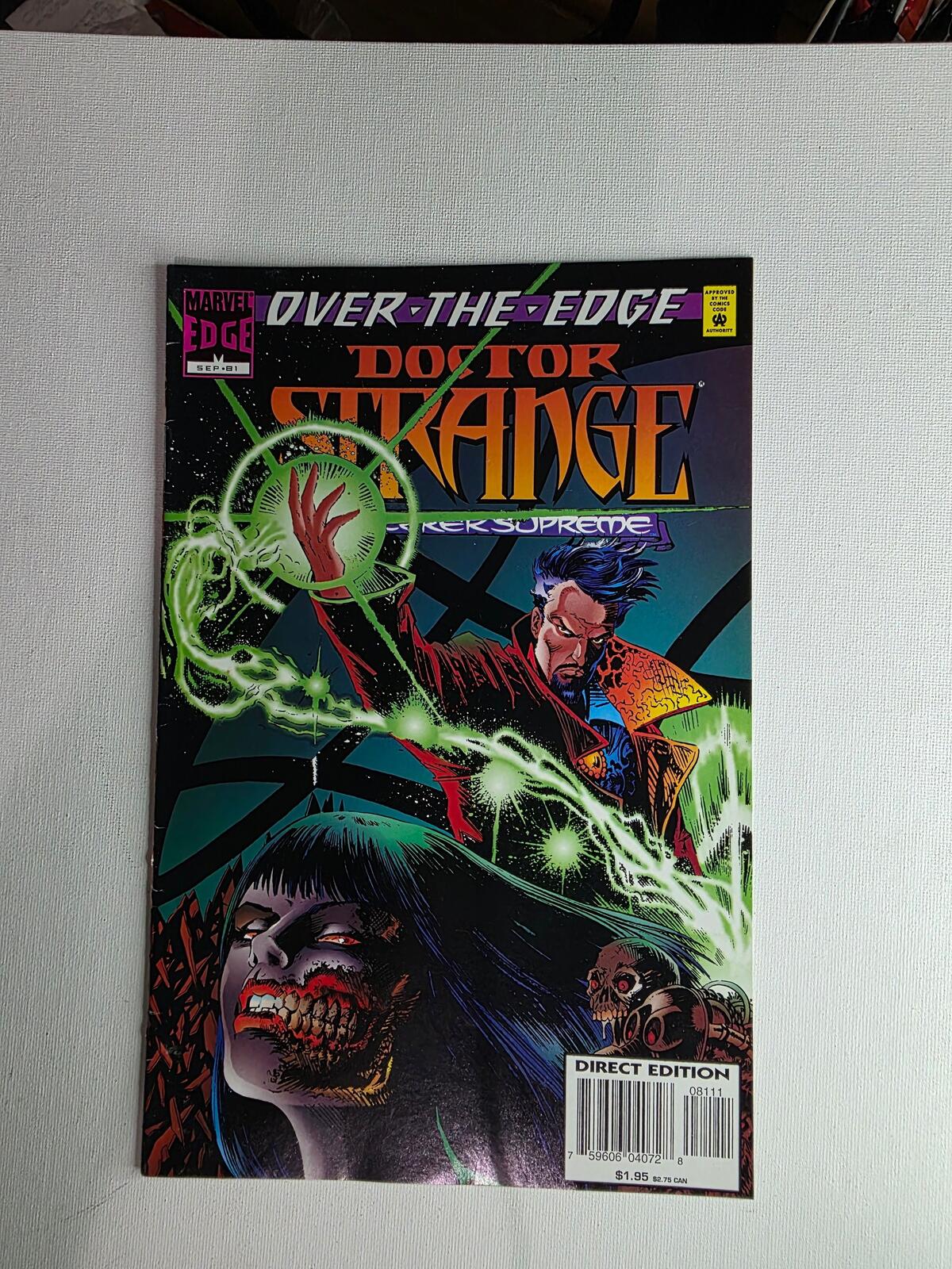 1995 Dr. Strange Over The Edge Comic Book