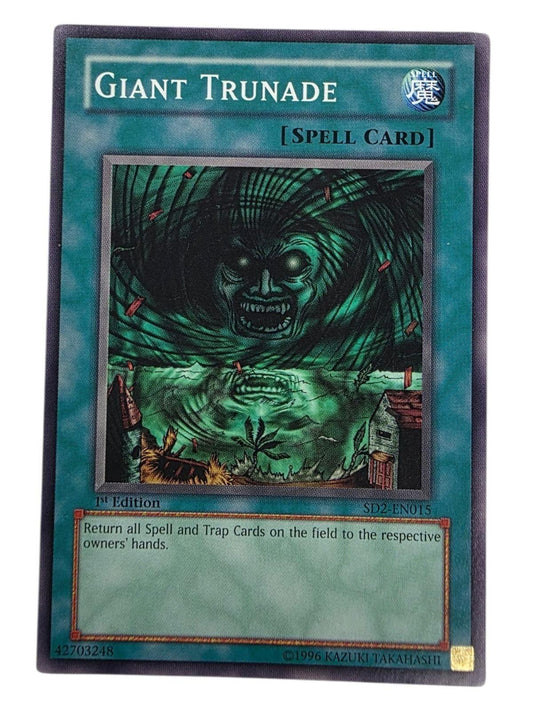 Giant Trunade 1st Edition common Yu-Gi-Oh! card from Zombie Madness.
