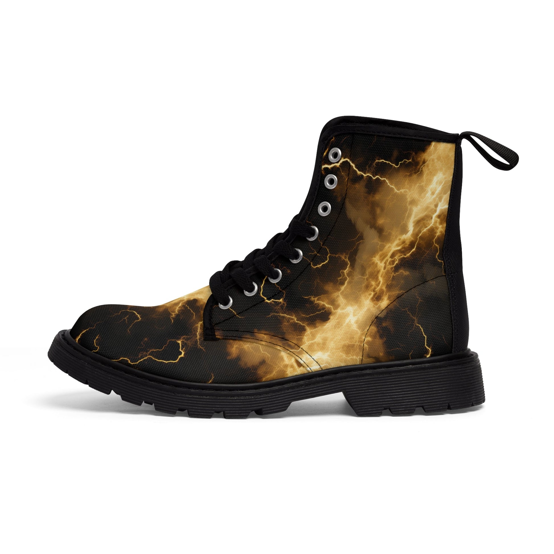 God Struck Women's Canvas Boots - The Elevated Existence