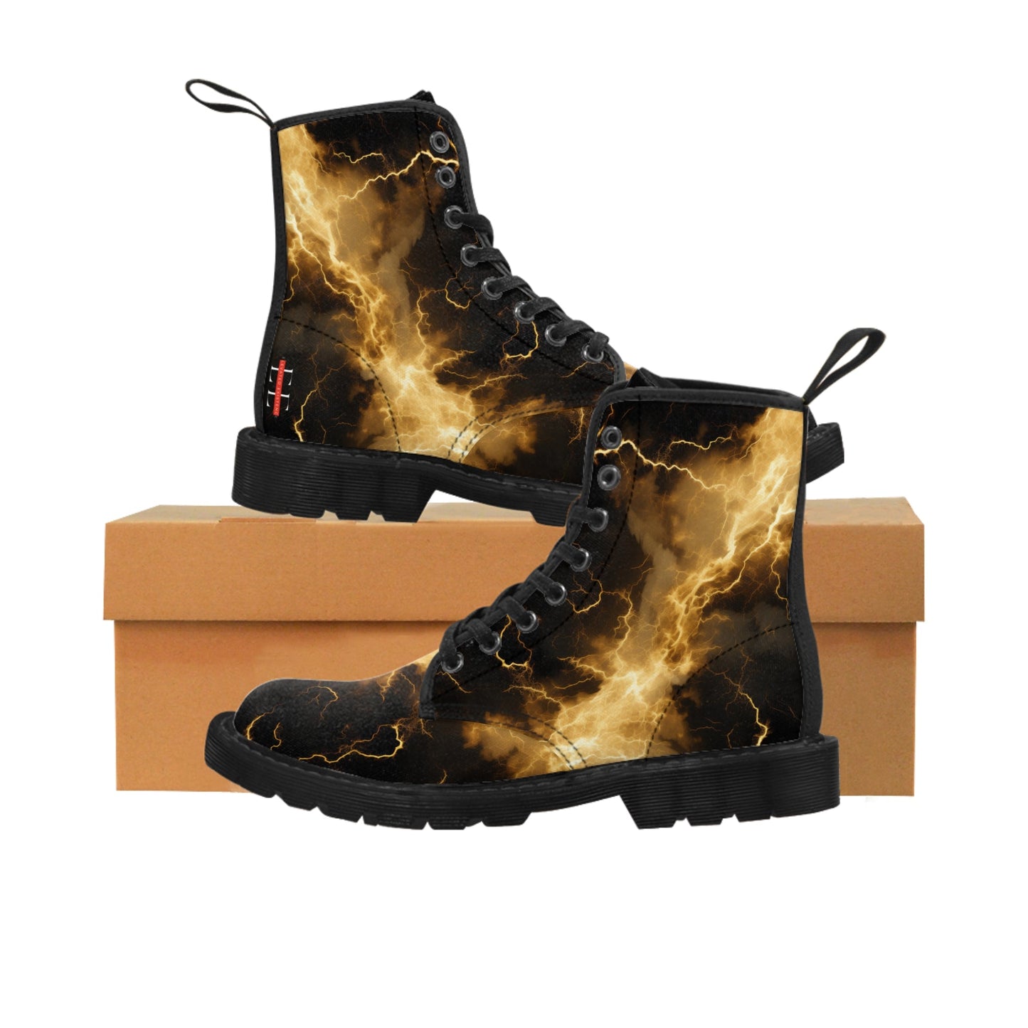 God Struck Women's Canvas Boots - The Elevated Existence