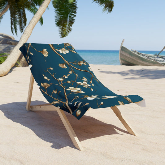 Golden Sky Blossom Beach Towel - The Elevated Existence