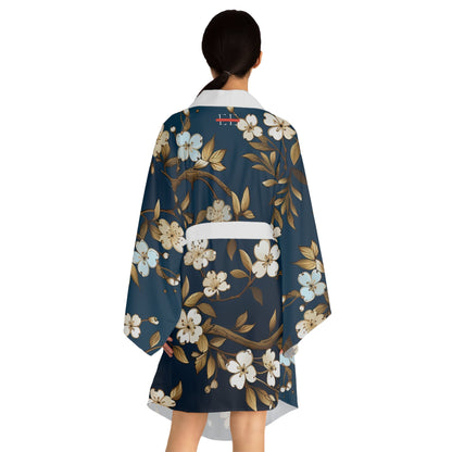 Golden Sky Blossom Kimono - The Elevated Existence