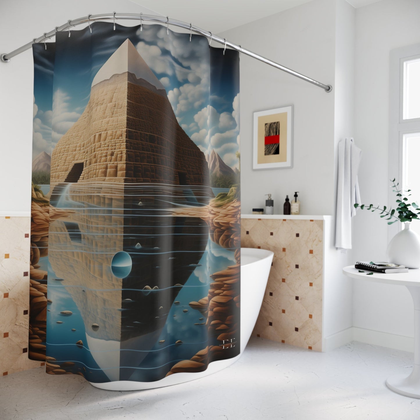 "Higher Power" ? Shower Curtain - The Elevated Existence