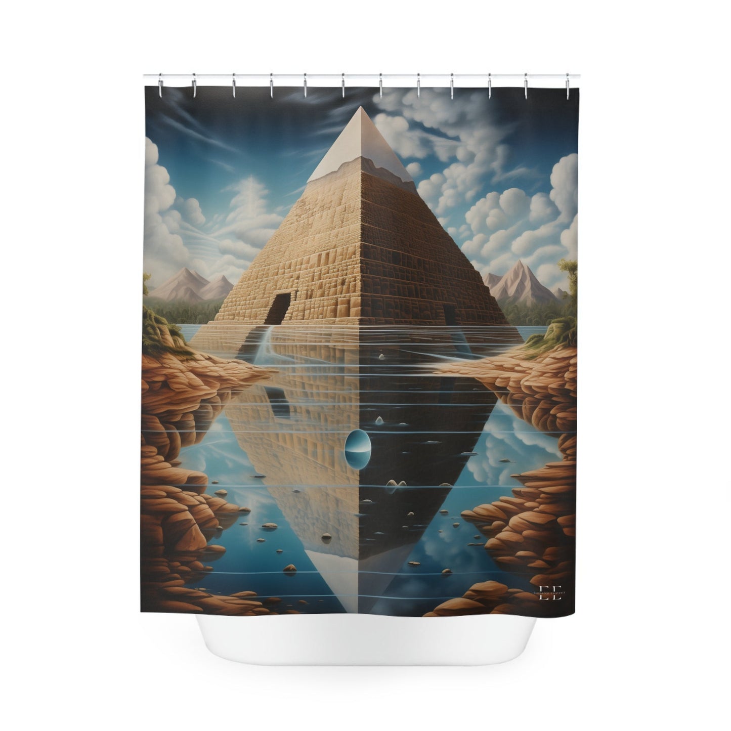 "Higher Power" ? Shower Curtain - The Elevated Existence