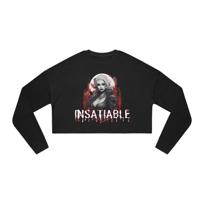 Insatiable Cropped Sweatshirt - The Elevated Existence