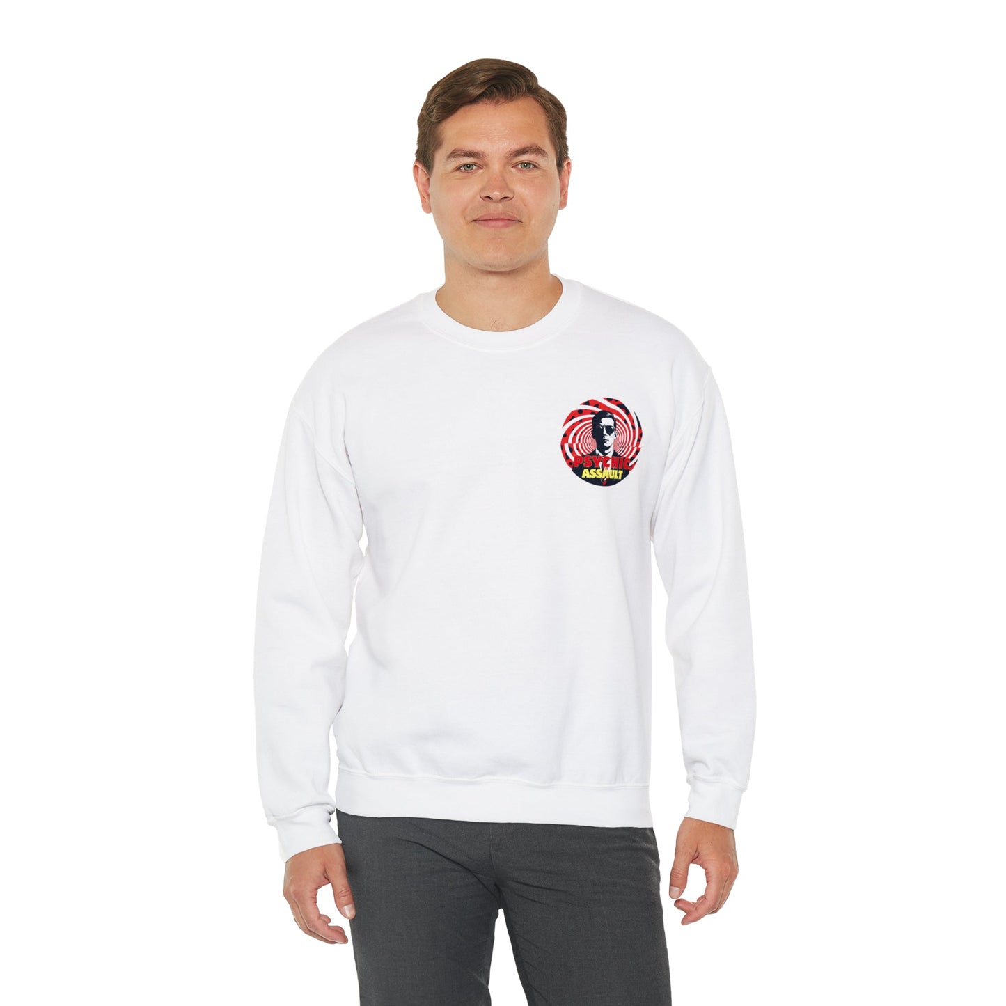 Psychic Assault Crewneck Sweatshirt - The Elevated Existence