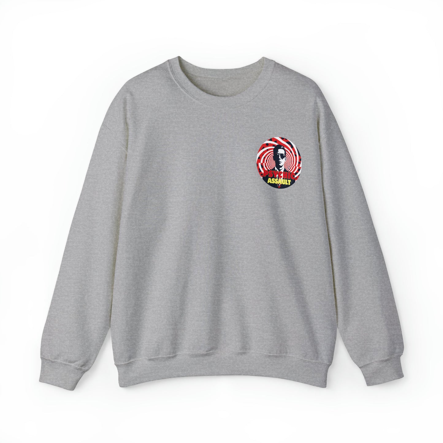 Psychic Assault Crewneck Sweatshirt - The Elevated Existence