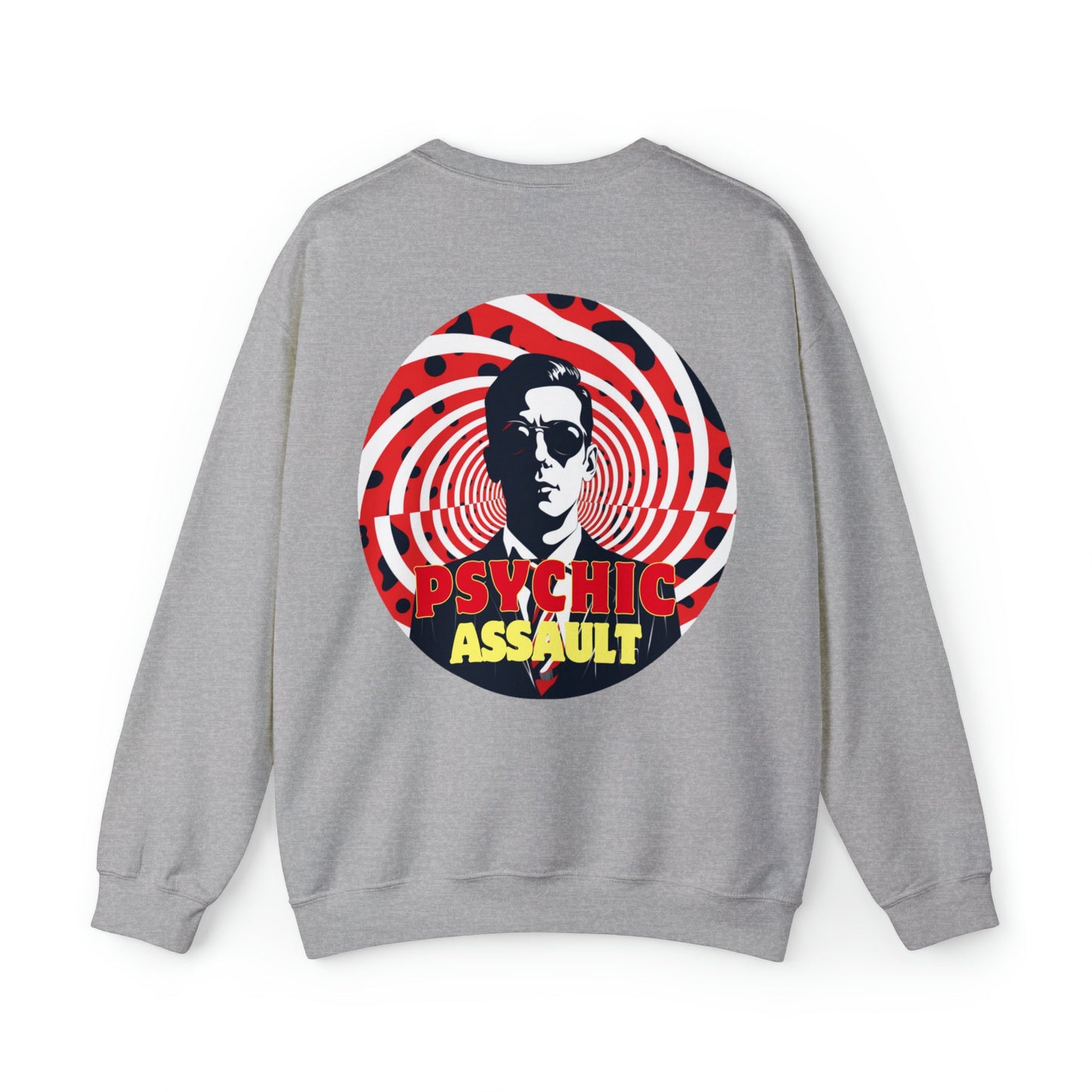 Psychic Assault Crewneck Sweatshirt - The Elevated Existence