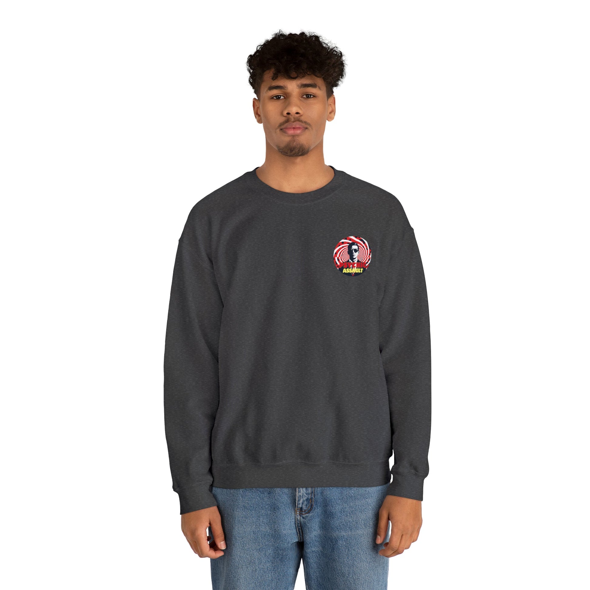 Psychic Assault Crewneck Sweatshirt - The Elevated Existence