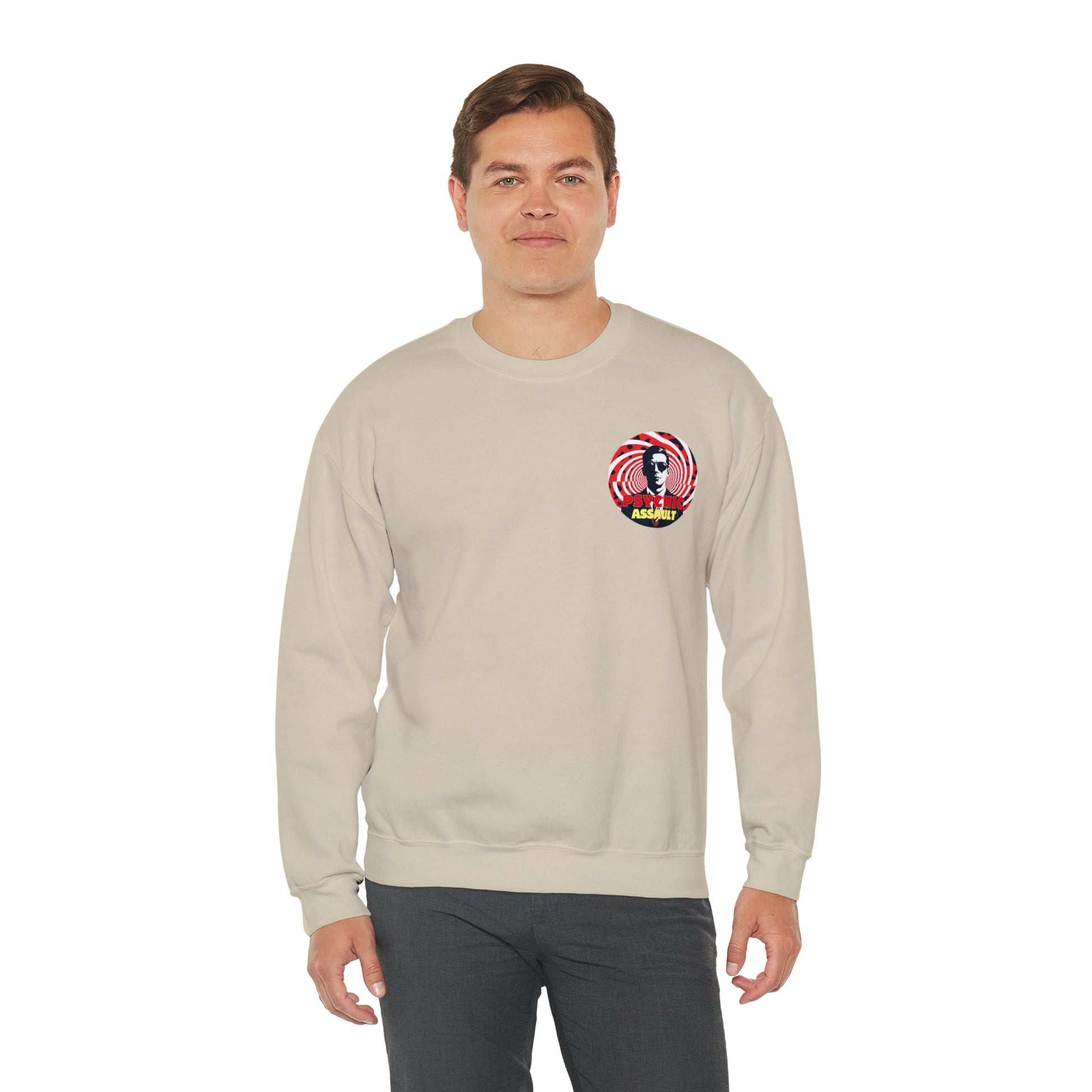 Psychic Assault Crewneck Sweatshirt - The Elevated Existence