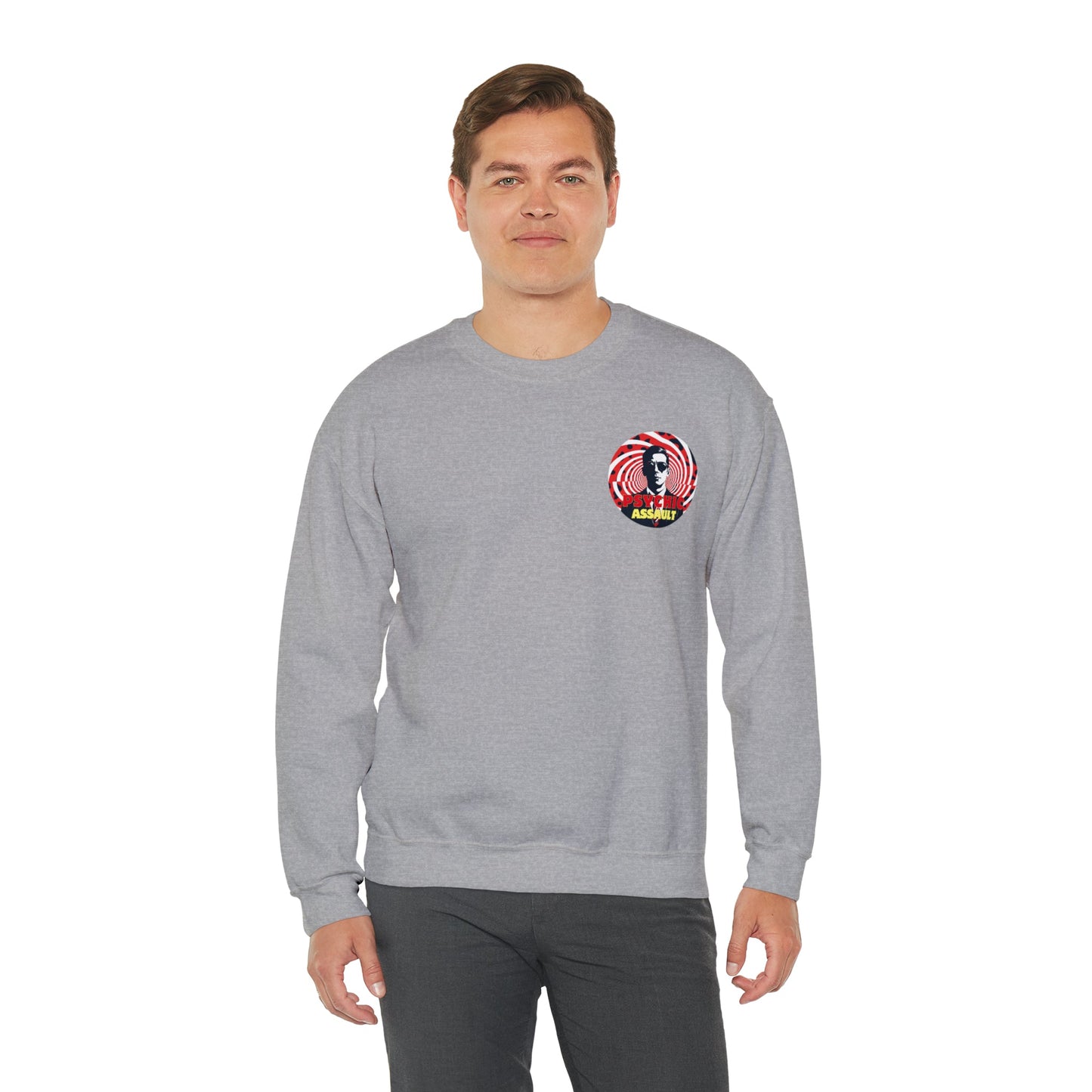 Psychic Assault Crewneck Sweatshirt - The Elevated Existence