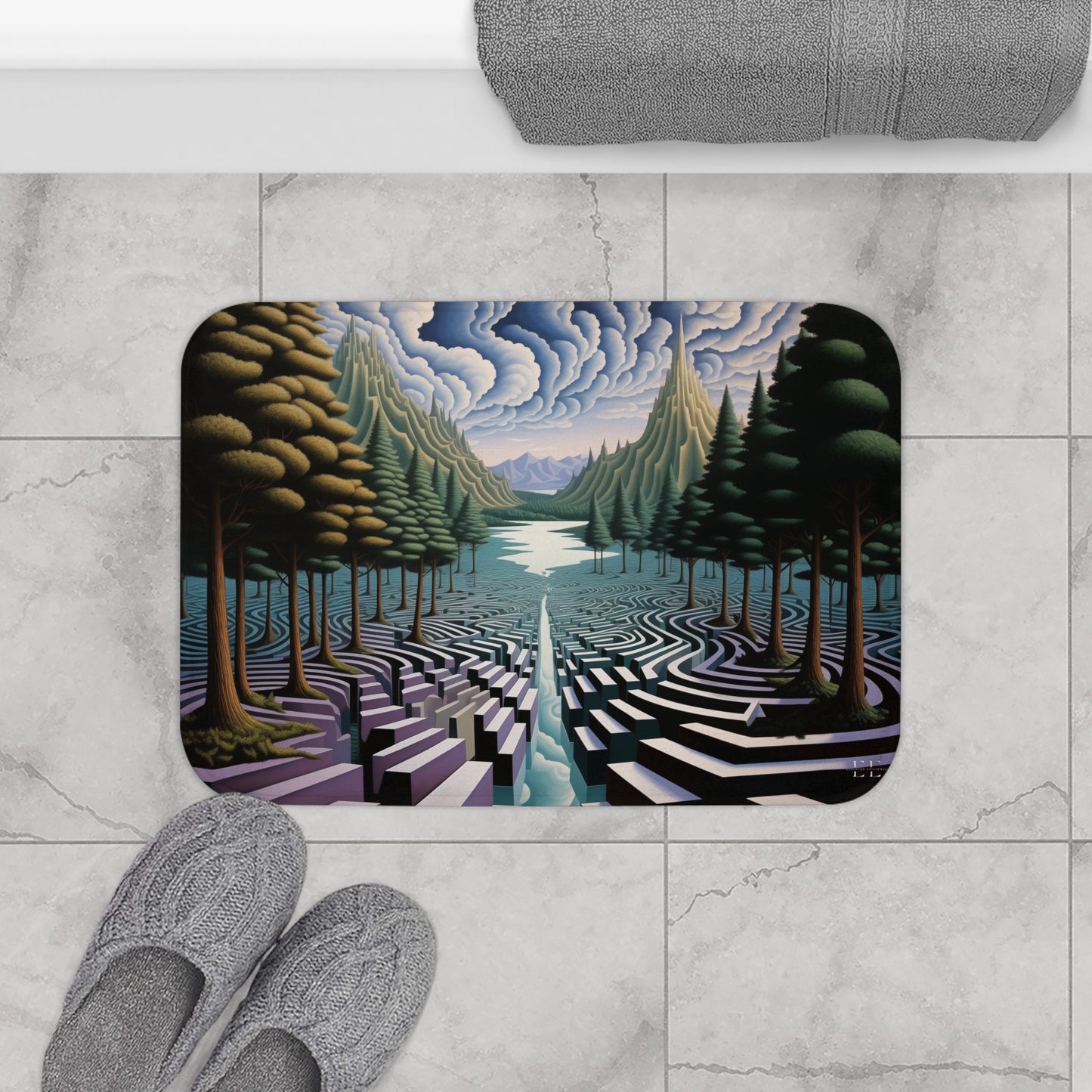 Reality 2.0 Bath Mat - The Elevated Existence