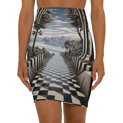 Reality 2.0 Pencil Skirt - The Elevated Existence