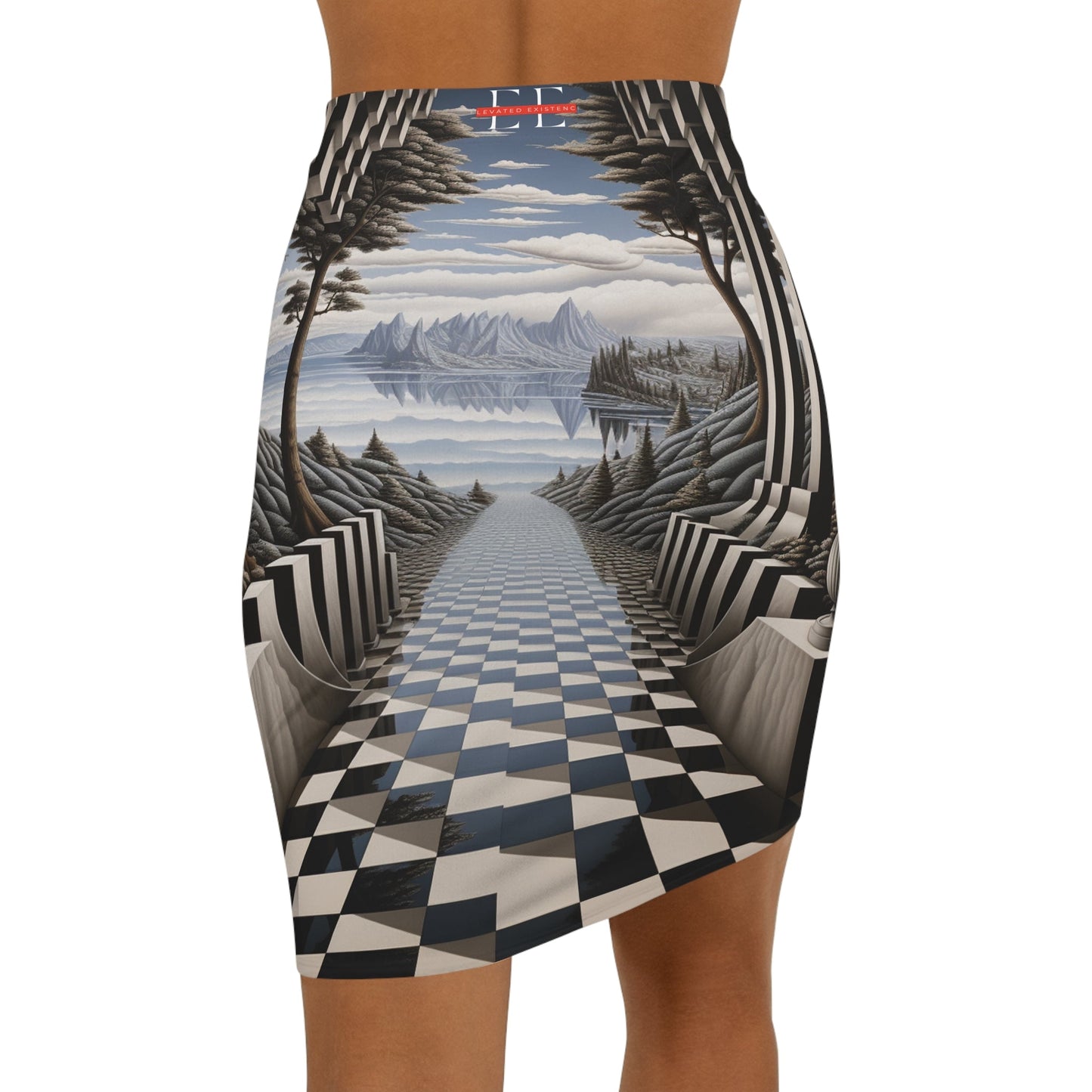 Reality 2.0 Pencil Skirt - The Elevated Existence