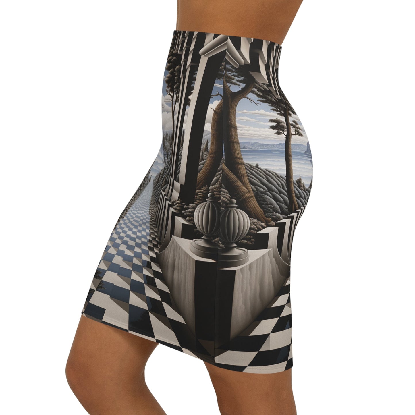 Reality 2.0 Pencil Skirt - The Elevated Existence